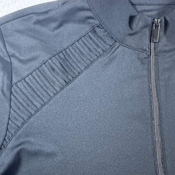 TAIL Performance Golf 1/4 Zip Short Sleeve Shirt Womens L Black Activewear‎ - Picture 5 of 8